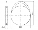 Rozměry RFID přívěsek TLP